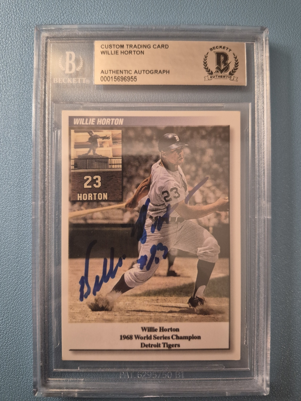 Willie Horton Autographed Baseball Card -